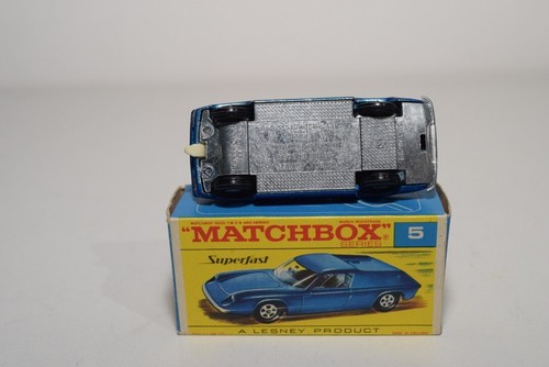 B8 1:60 3 INCH 3INCH MATCHBOX LESNEY SUPERFAST 5 LOTUS EUROPA MET. BLUE MIB - Picture 12 of 12
