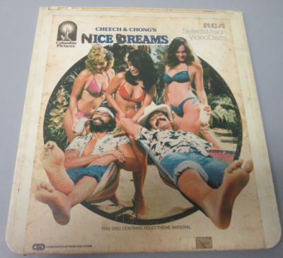 Cheech & Chong's Nice Dreamsディスク Cheech & Chong's Nice Dreams Columbia RCA Videodisc CED Cheech