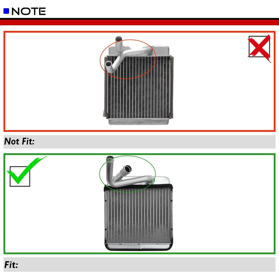 Núcleo calefactor HVAC delantero de aluminio para Chevrolet Camaro Pontiac Firebird 1982-1992 Foto 2 de 4
