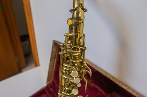 1940s/50s - Viking Malerne Stencil Alto Saxophone & Case - Picture 10 of 24