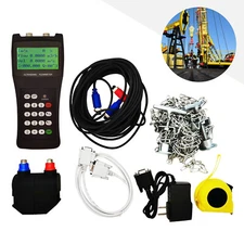 Portable Ultrasonic Liquid Flowmeter Pipeline TDS-100H DN50-700 Flow Meter M2 US