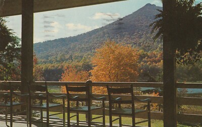 A View from the Terrace at Peaks of Otter Lodge Bedford Virginia Blue Ridge Mt