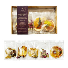 Gourmet Fruit  Floral Tea Set of 10  Handcrafted, Additive-Free, Assorted Tea
