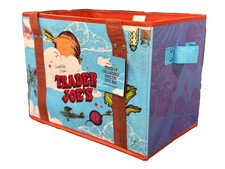 Trader Joe's: NEW STAND-UP COLLAPSIBLE REUSABLE GROCERY SHOPPING TOTE GIFT BAG