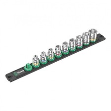 Wera 05005450001 Magnetic Socket Rail Set B Imperial 1 Zyklop - 3/8 inch Drive