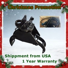 AGT 360° Hydraulic Rotation Rock Log Grapple for Mini Excavator Attachment