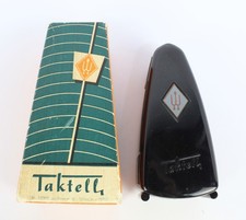 Vintage Wittner Prazision Taktell Black Metronome with Box