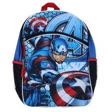 U.P.D., INC Boys Marvel 16 Inch Captain America Backpack