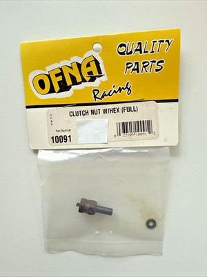 OFNA RACING CLUTCH NUT W/HEX (FULL) 10091 NEW OLD STOCK