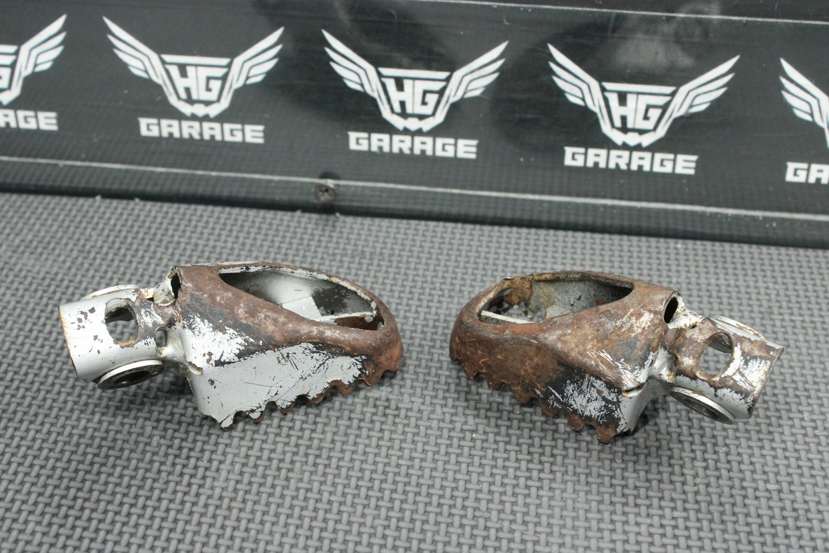 2003 Kawasaki KX65 00-09 11-22 OEM Foot Pegs Pedals Frame Stand