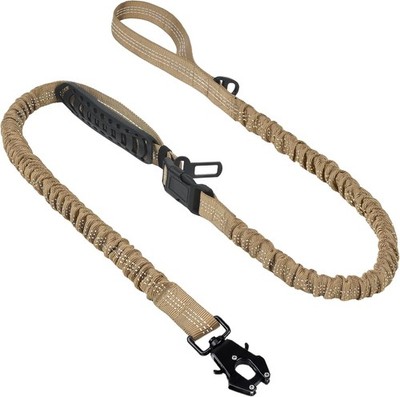 Twoear Tactical Dog Leash for Lar Dogs, 4- Sho Absorbing Bune Dog