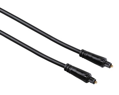 Hama Toslink-Kabel 30cm LWL Lichtleiter-Kabel ODT-Stecker optisch Digital SP/DIF