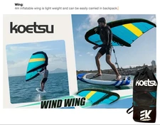 KOETSU Handheld Surfing Kite Surfboard Flying Wing Inflatable Surfing Wing (4m)