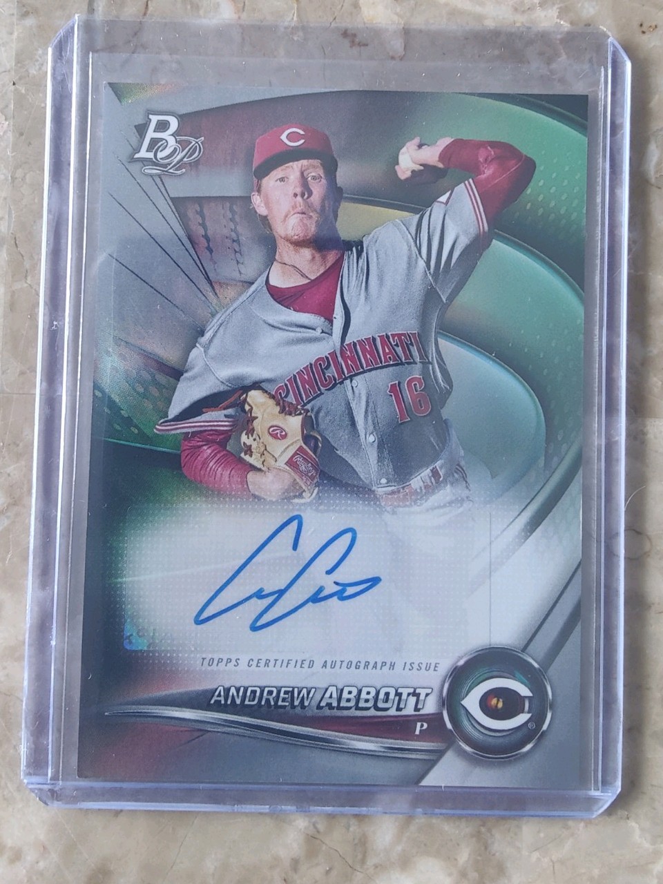 2022 Bowman Platinum Andrew Abbott Auto TOP-35
