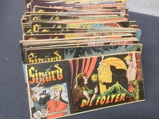 Lehning: 66 x SIGURD Piccolo Comic Hefte (20 Pf Serie) [7531K]