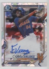 2021 Bowman Chrome Prospects Atomic Refractor 27/100 Freddy Valdez Auto d4v