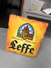 leffe beer sign light / Belgium beer /glass  
