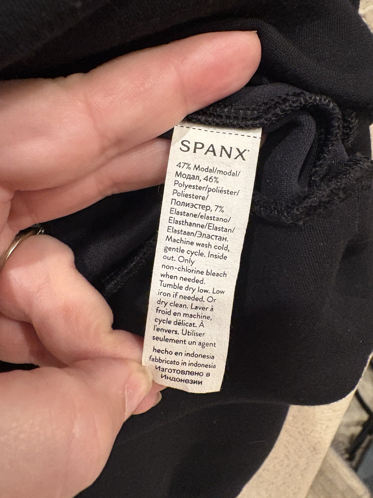 Spanx AirEssentials Black Half-Zip Pullover Size … - image 7