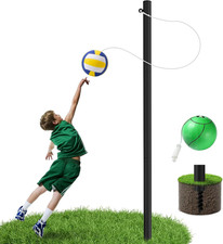 12FT Tetherball Set Outdoor, Adjustable Tetherball Ball and Rope