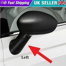 LEFT PASSENGER SIDE FOR FIAT 500 2007-2024 DOOR WING MIRROR ARM STEM COVER CAPS