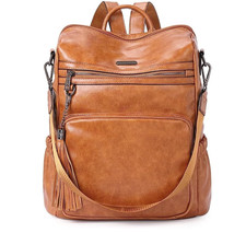 CLUCI Backpack Purse for Women Fashion Leather Designer Travel Large Women's Sho