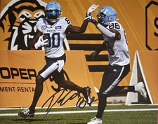 Damonte COXIE Signed 8x10 Photo! Toronto ARGONAUTS ALL STAR WR! CFL! W/ COA