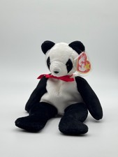 Ty Beanie Babies Panda Bear Fortune. P.E. pellets. KR 1997
