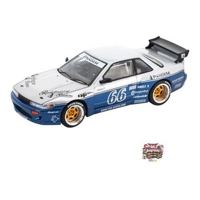 NEU Genesis Company POP RACE 1/64 Pandem Silvia S13 Moontech Blue (Finished