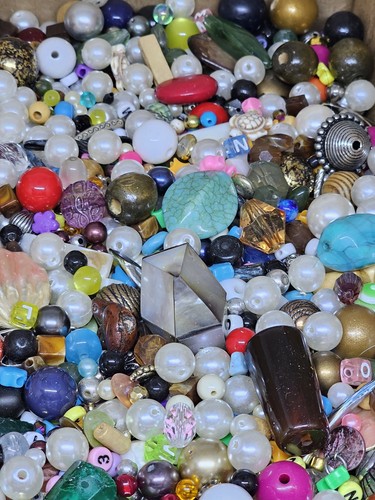 10 LBs Assorted Beads Lot for Art Craft Jewelry Making