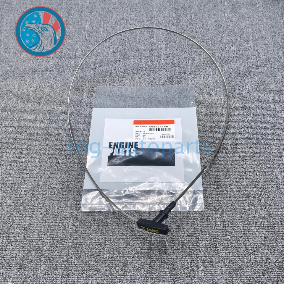 NEW Engine Oil Dipstick Dip Stick Fits 03-06 Ram 2500 3500 5.9L Diesel 5086843AB - Image 2 of 4