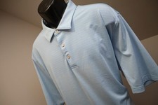 Peter Millar Summer Comfort Golf Polo Striped Short Sleeve Shirt Mens Sz 2XL XXL