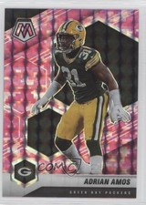 2021 Panini Mosaic Pink Camo Mosaic Prizm Adrian Amos #84 11th