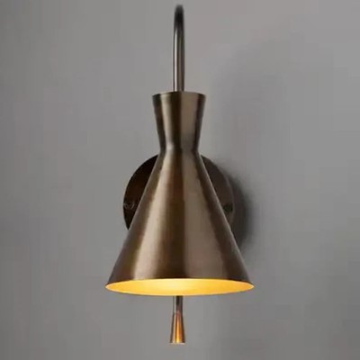 Handmade Brass Wall Sconce: Mid-Century Modern Light Fixture Christmas Gift