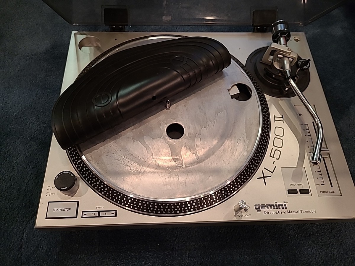 Vintage Gemini XL-500 II DJ Direct Drive Manual Record