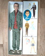 Mattel Vintage #750 KEN Doll 1961 'Flocked Hair' Brown 