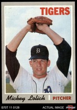 1970 Topps #715 Mickey Lolich Tigers Chronic Centering Issues 6.5 - EX/MT+