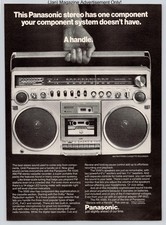 Panasonic RX5500 Portable Stereo Cassette Receiver Vintage 1980 Advertisement