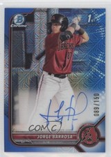 2022 Bowman Chrome Prospect HTA Choice Refractor 89/150 Jorge Barrosa Auto 16mf