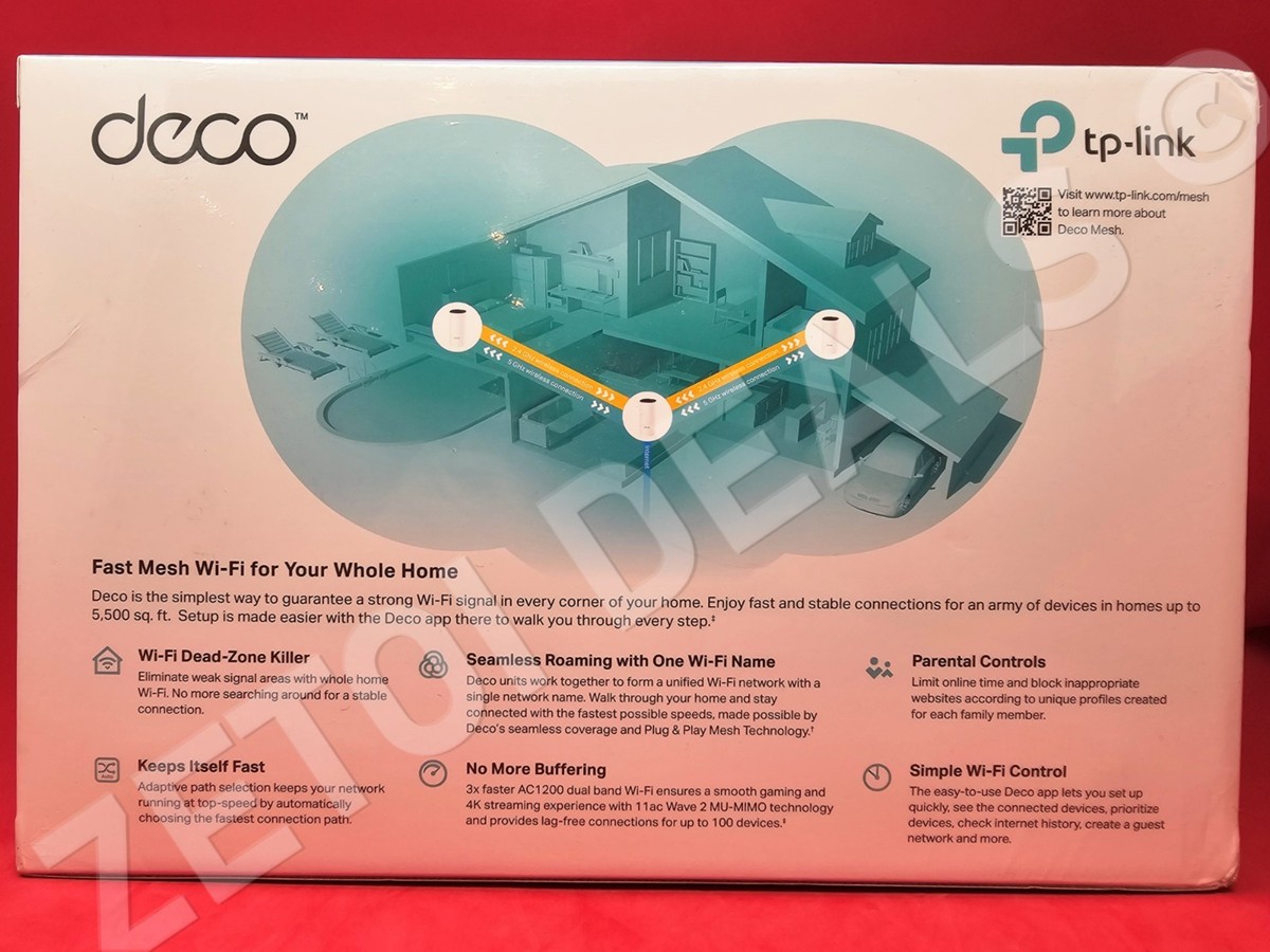 TP Link Deco M4 (3-Pack) Wi-Fi System for sale online | eBay