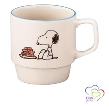 Peanuts SN2501-11 SDGs Recycle Dishware Snoopy Mug Stackable Diameter 3.3 x