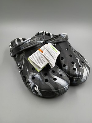 Crocs Baya Marbled Clogs ~ Men's 9/Women's 11