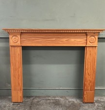 A Lovely Bullseye Mantlepiece Fireplace Mantle Surround