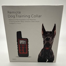 Remote Dog Training Collar Orange color Waterproof/Rechargeable/Beep, Vibration