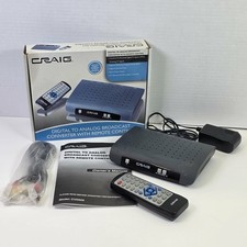 Craig Electronics CVD508 Digital To Analog Broadcast Converter with Remote