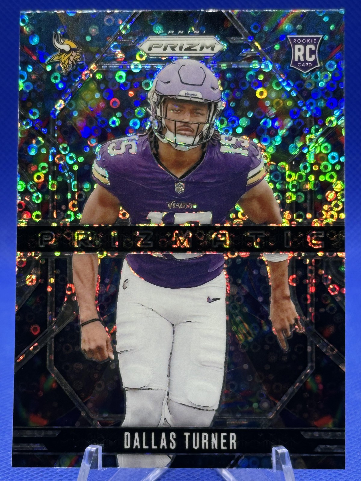 2024 Panini Prizm #17 Dallas Turner Prizmatic Disco