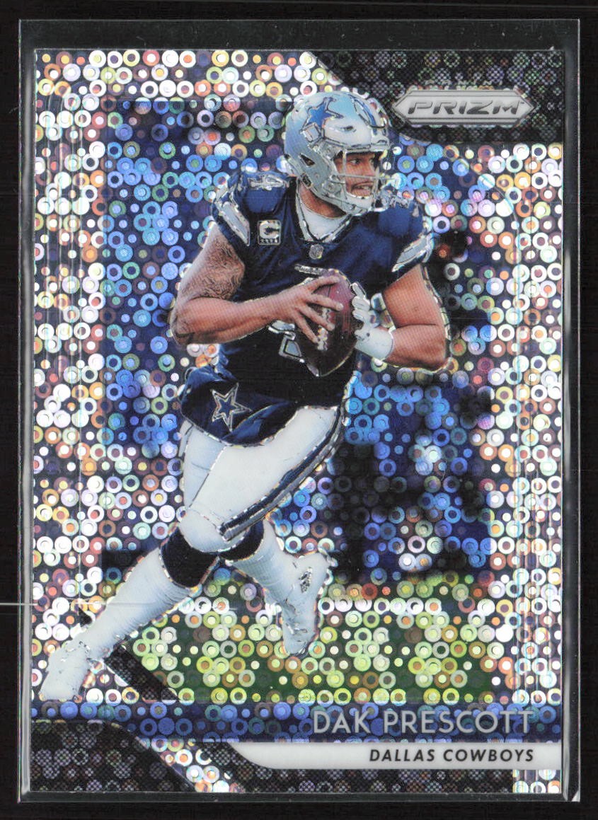 2018 Panini Prizm Prizm Disco Dak Prescott #145 Dallas Cowboys