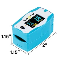Zacurate Digital Pediatric Finger Pulse Oximeter SpO2 Blood Oxygen Pulse Rate O2