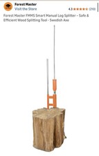 Forest Mast Log Splitter Nearly New Excellent Condition