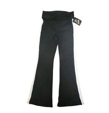 Art Class Girls Foldover Yoga Pants Flare Black Size 6/7 NWT Stretch Comfy