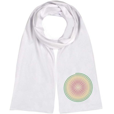 Leichter Schal/Halstuch ''Bunte konzentrische Spirale'' (SC00040022)